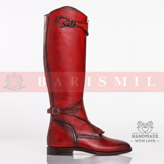 Oxblood Equestrian Riding Boots